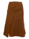 Sportmax Vintage panelled A-line skirt - Brown