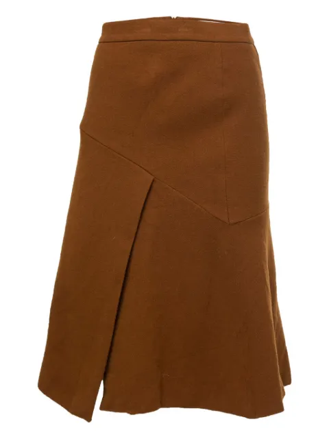 Sportmax Vintage panelled A-line skirt