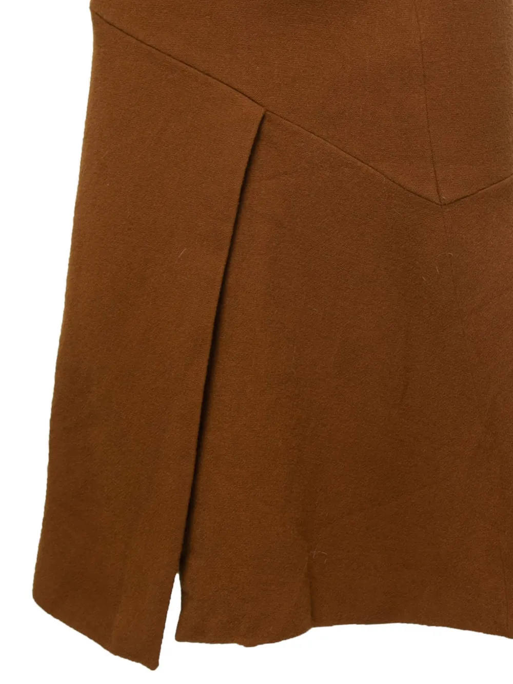 Sportmax Vintage A-lijn rok met vlakken - Bruin