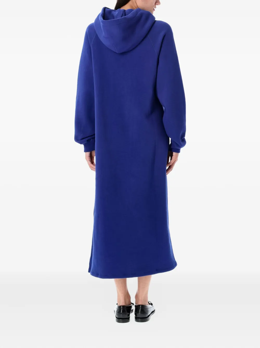 Polo Ralph Lauren hooded side-split dress - Blauw