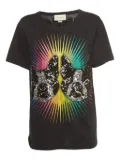 Gucci Pre-Owned embellished-sequins print T-shirt - Black