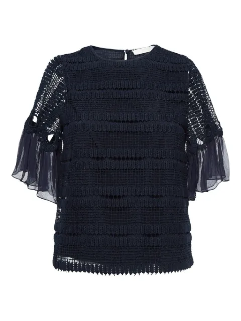 Chloé Pre-Owned top con mangas acampanadas