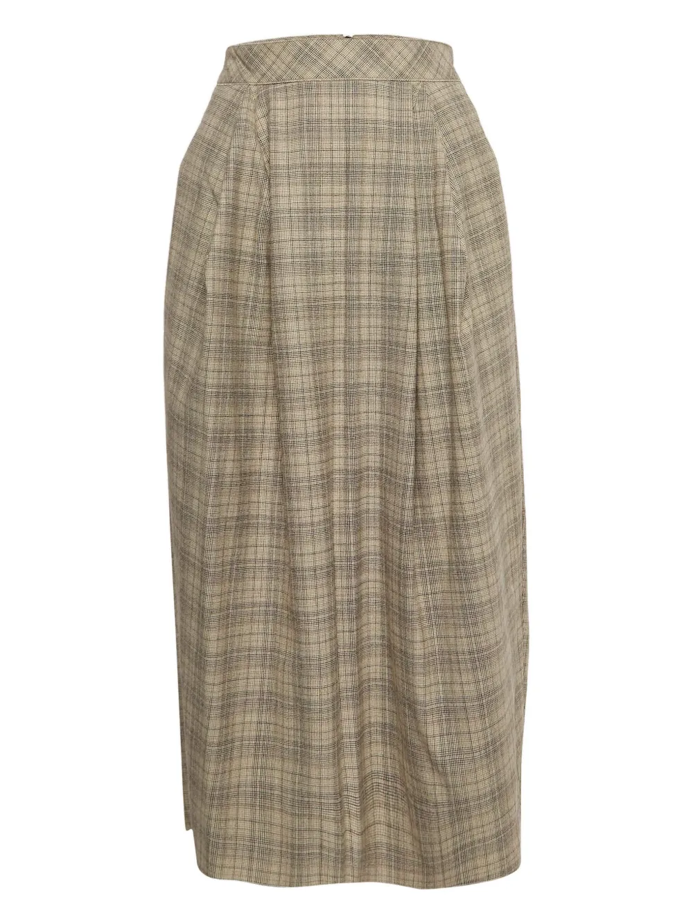 Roksanda pleated plaid skirt | Brown | Image 1