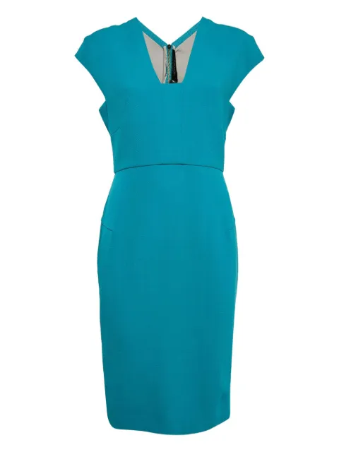 Etro Pre-Owned crepe-texture midi dress