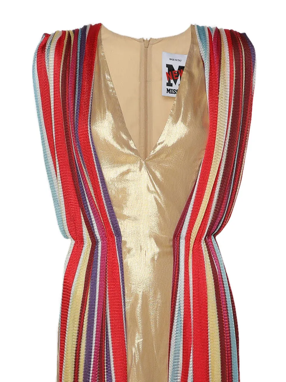 Missoni Pre-Owned Maxi-jurk met V-hals - Goud