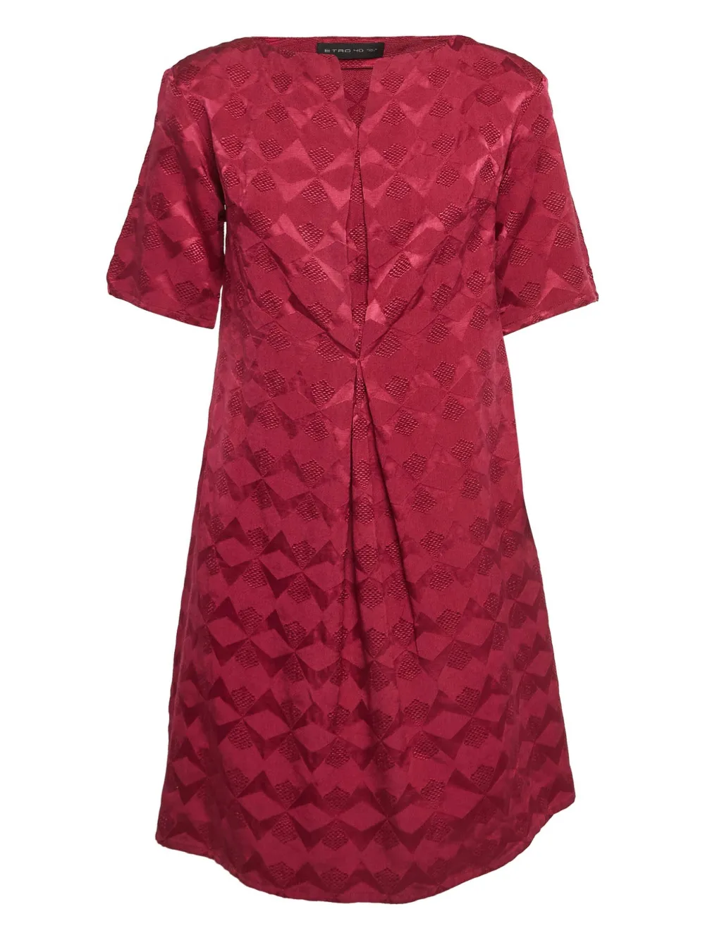 Etro Pre-Owned Abito con motivo jacquard 2023 - Rosso
