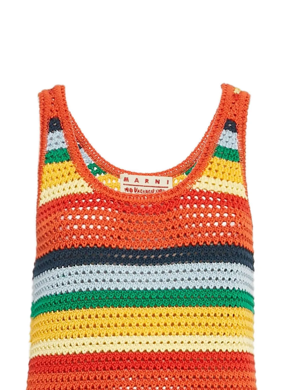 Marni Pre-Owned Gehaakte jurk - Oranje