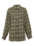 JOSEPH checked button-up shirt - Black