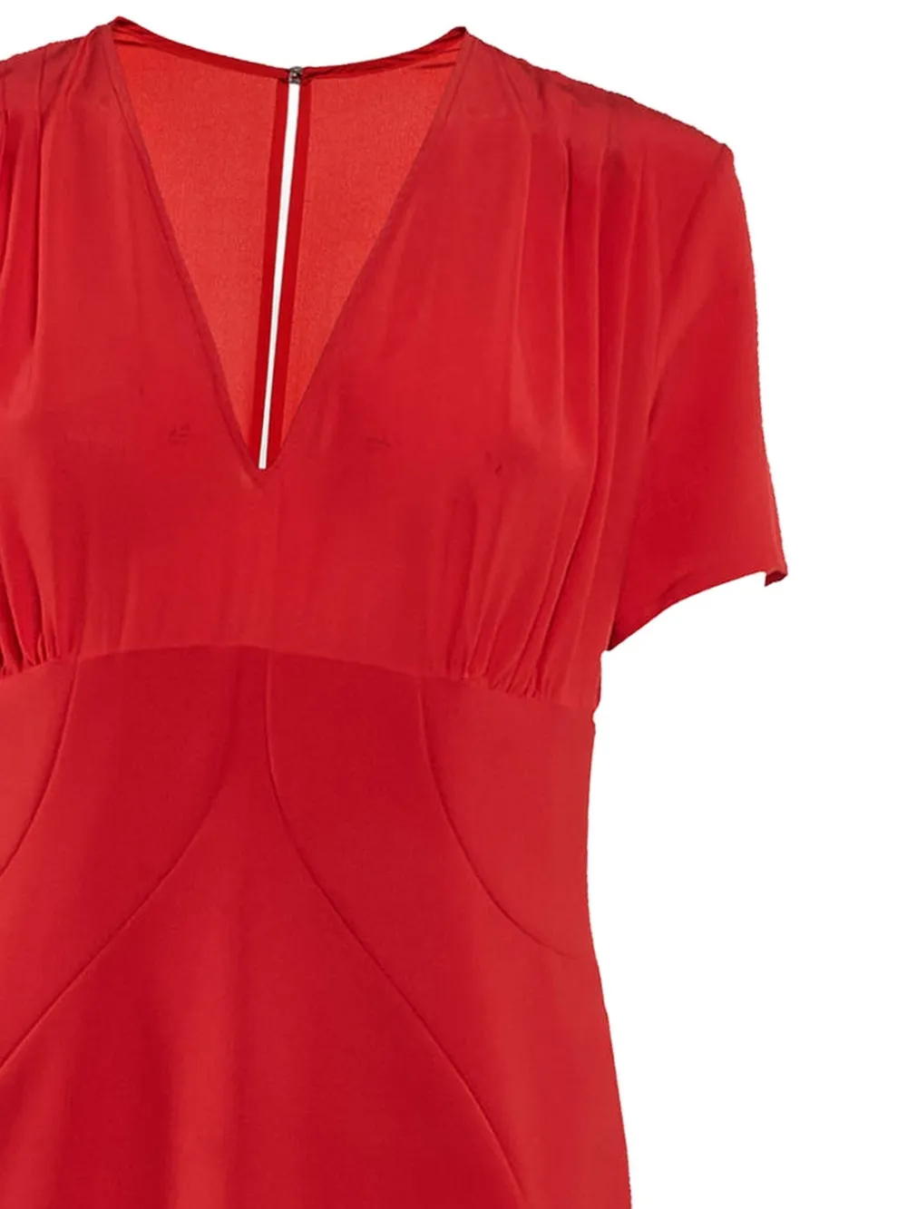 Versace Pre-Owned 2024 jurk van zijdeblend - Rood