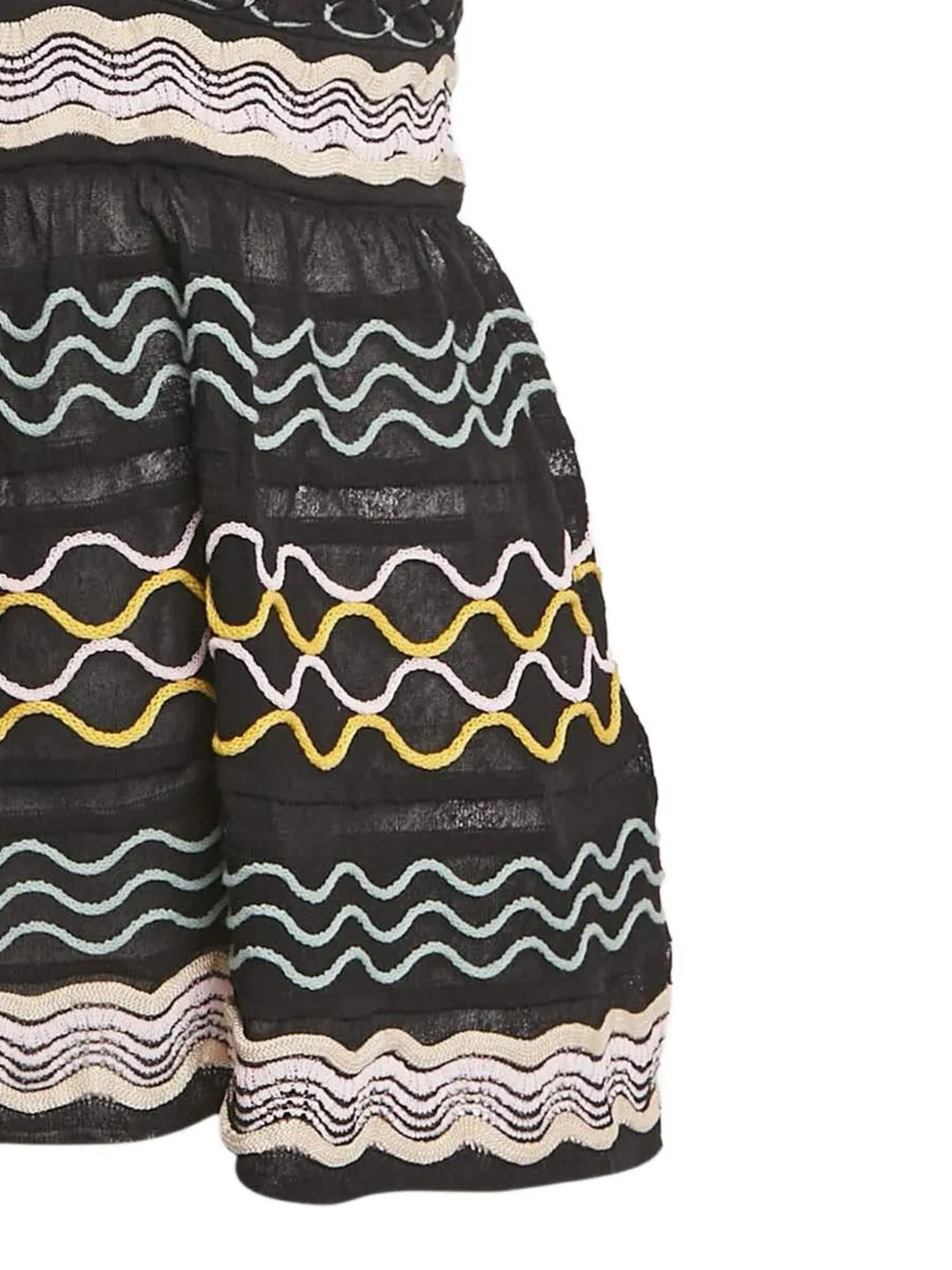Missoni Pre-Owned wave-pattern v-neck top | Image 2