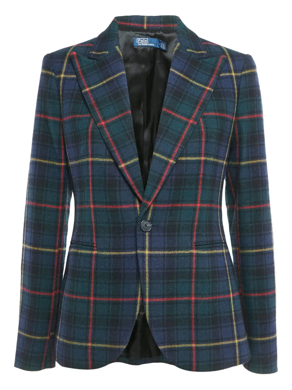 Polo Ralph Lauren Vintage plaid wool blazer | Blue | Image 1