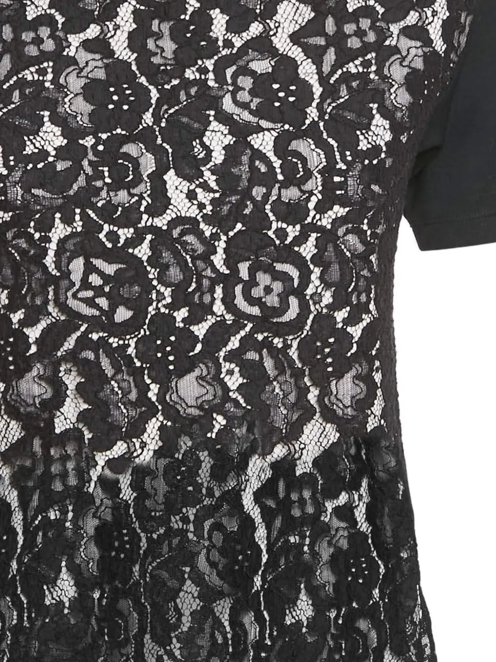 Louis Vuitton Pre-Owned lace cotton T-shirt | Image 2