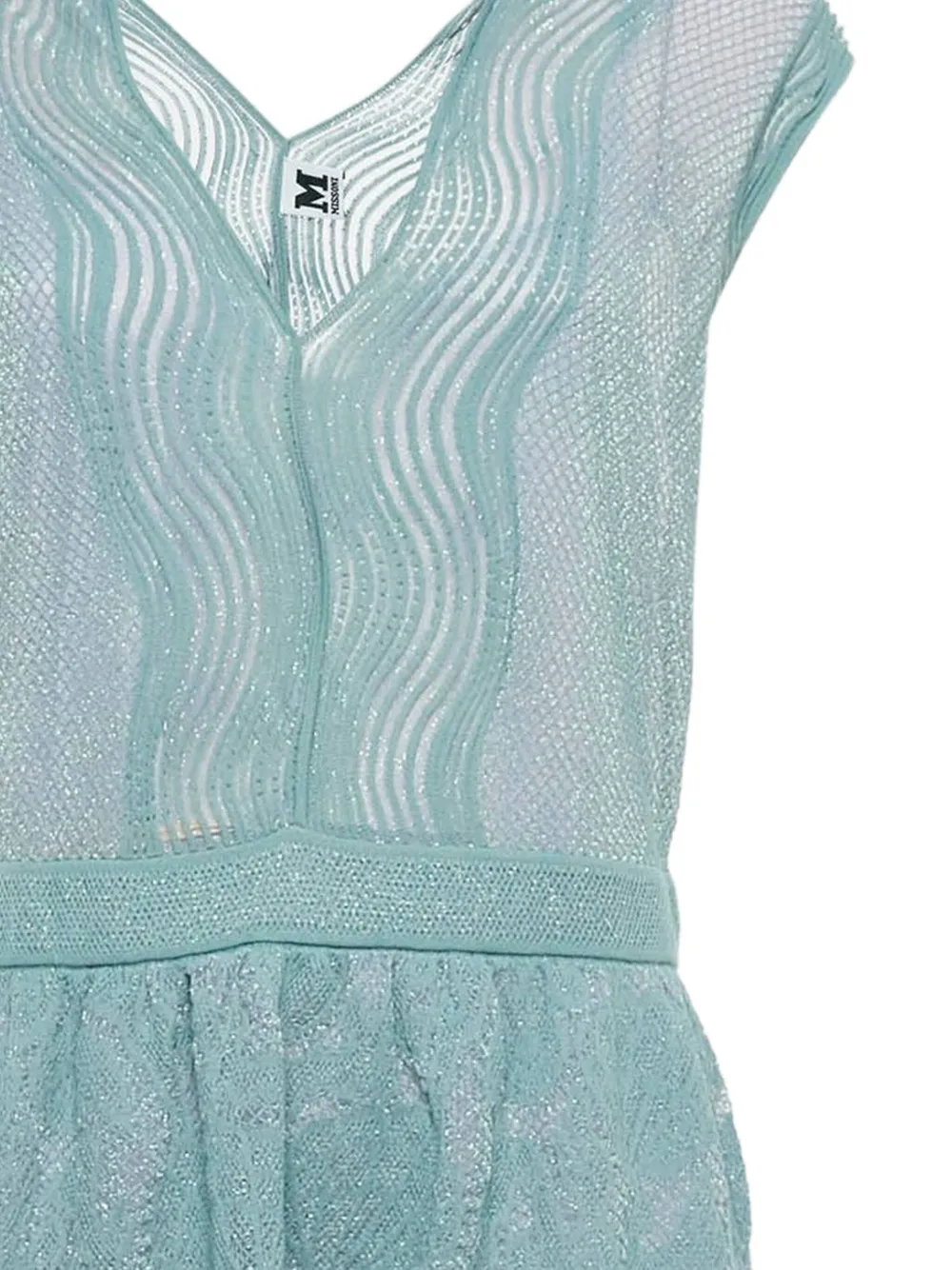 Missoni Pre-Owned 2024 lurex jurk - Blauw