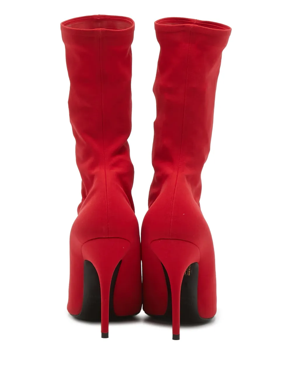 Balenciaga Pre-Owned 120 mm laarzen met puntige neus - Rood