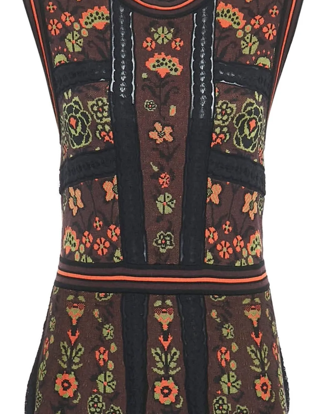 Missoni Pre-Owned 2023 jurk met bloemenpatroon - Bruin