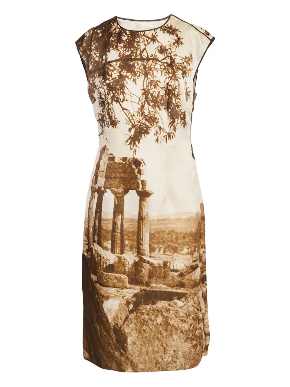 Dolce & Gabbana Pre-Owned Abito con stampa - Toni neutri