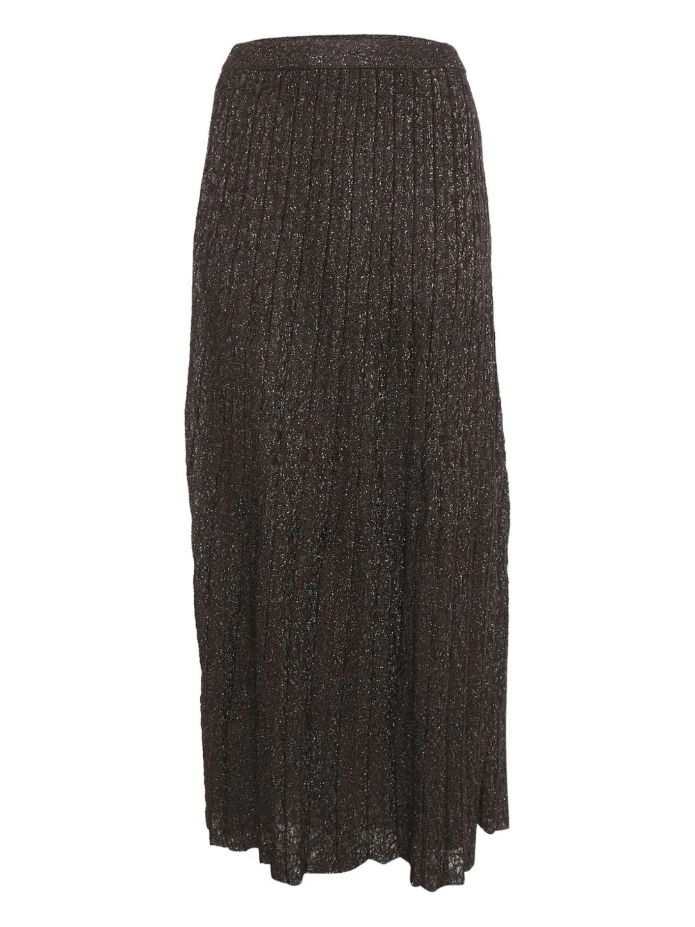 Missoni Pre-Owned pleated lurex-knit skirt | Red | Image 1