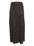 Missoni Pre-Owned pleated lurex-knit skirt - Red