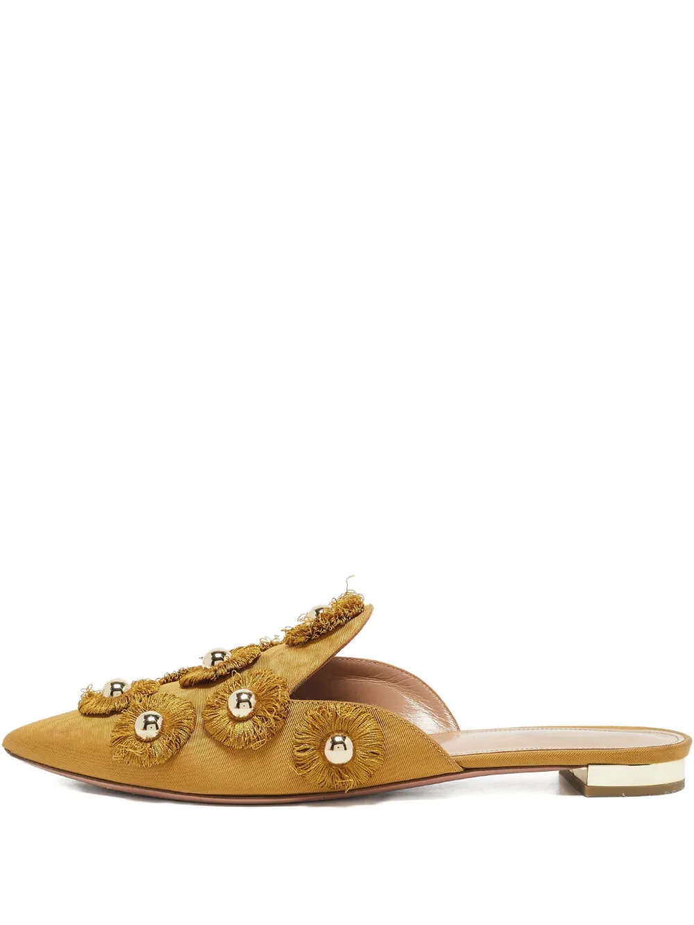 Aquazzura Mules Sunflower - Giallo