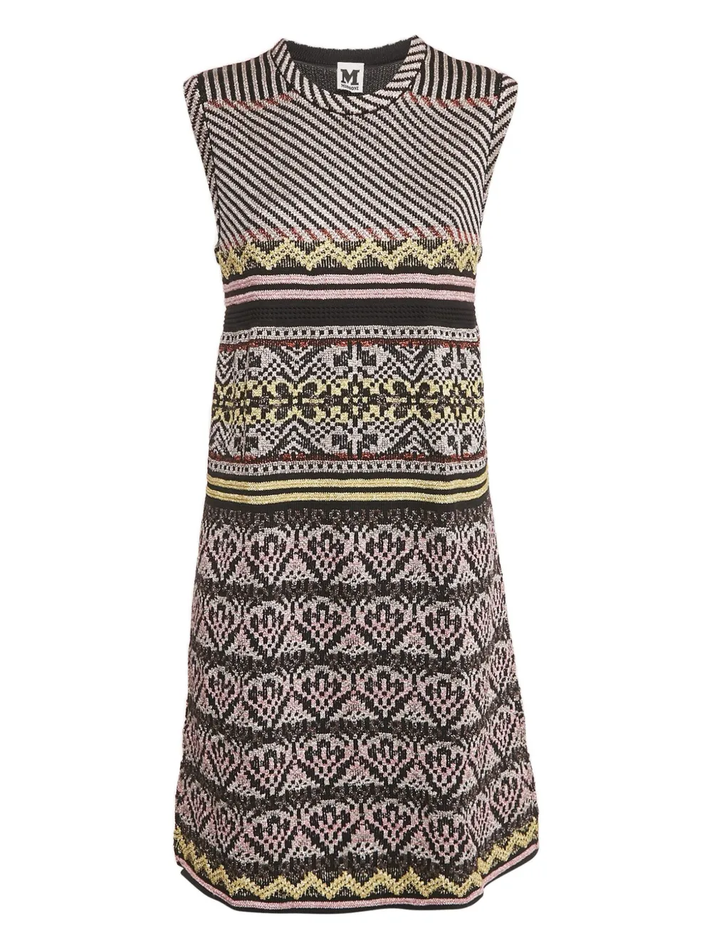 Missoni Pre-Owned 2024 patterned-jacquard dress | Black | Image 1