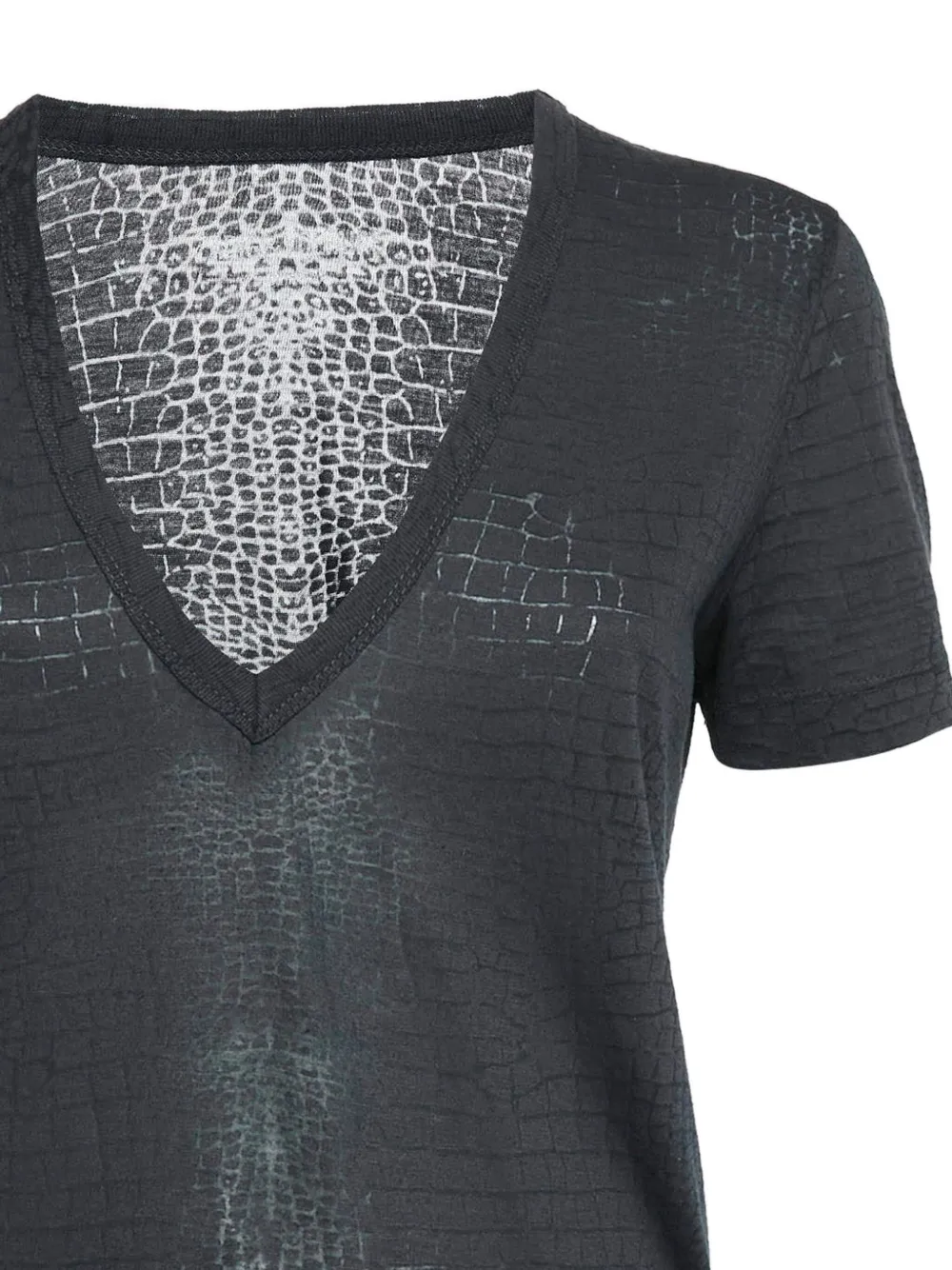 Pre-owned Zadig & Voltaire 1141396 Grey In Gray