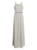 Missoni Pre-Owned lurex-knit ruffled dress - Blue