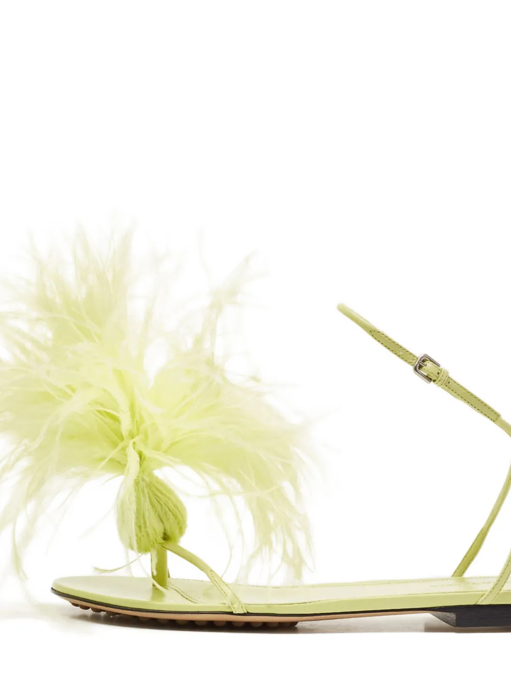 Bottega Veneta Pre-Owned Leren ballerina's - Groen