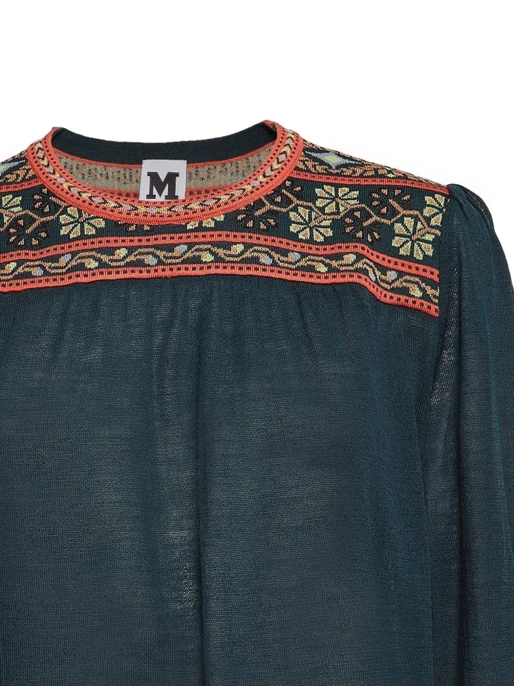Missoni Pre-Owned floral-embroidered knit top | Image 2
