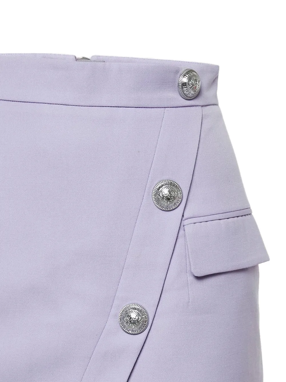 Balmain Pre-Owned asymmetrical aocket skirt | Image 2
