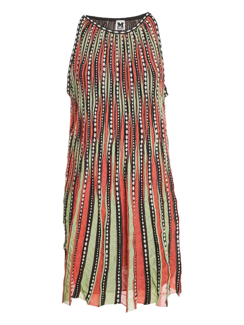 Missoni Pre-Owned 2024 patterned-jacquard dress | Orange | Image 1