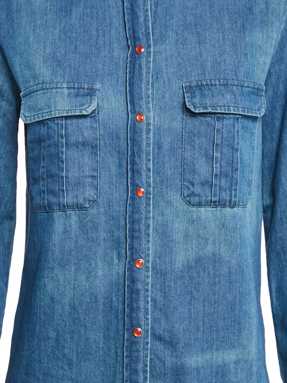 Maje flap-pocket denim shirt | Image 2