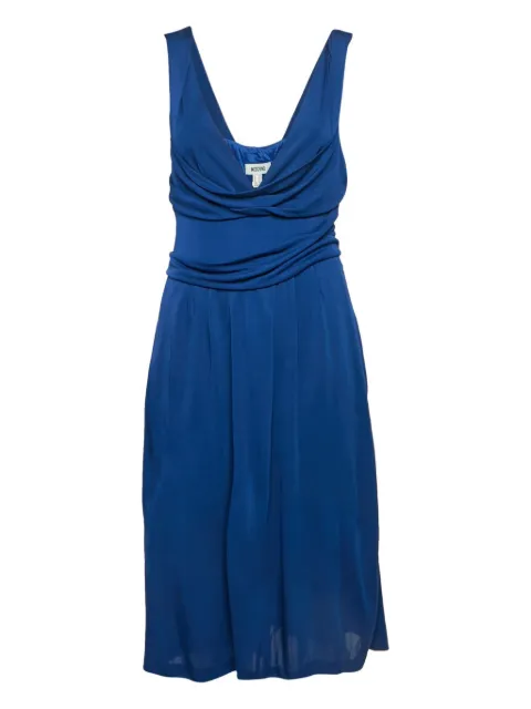Moschino Pre-Owned draped-detailing dress