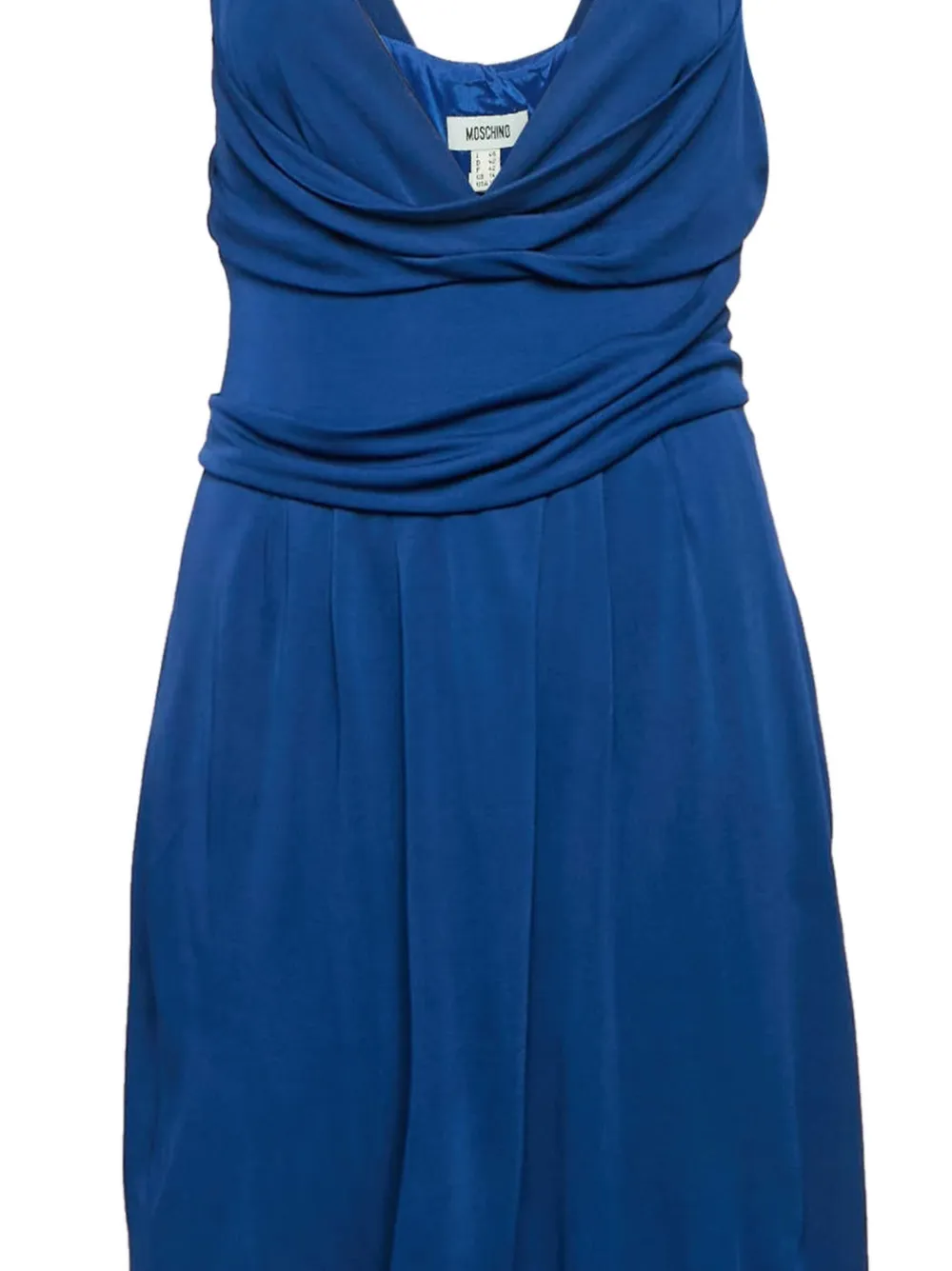Moschino Pre-Owned Jurk met gedrapeerd detail - Blauw