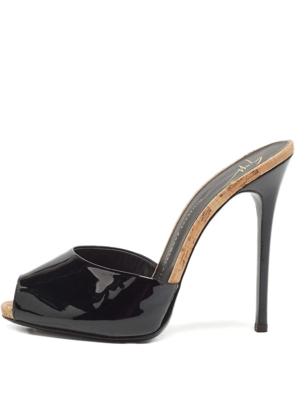 Giuseppe Zanotti Vintage Sandali in sughero 125mm - Nero