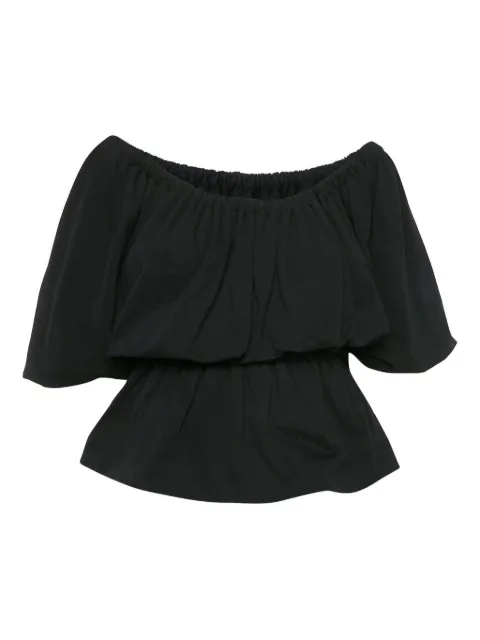 Dries Van Noten Pre-Owned Elastische off-shoulder top