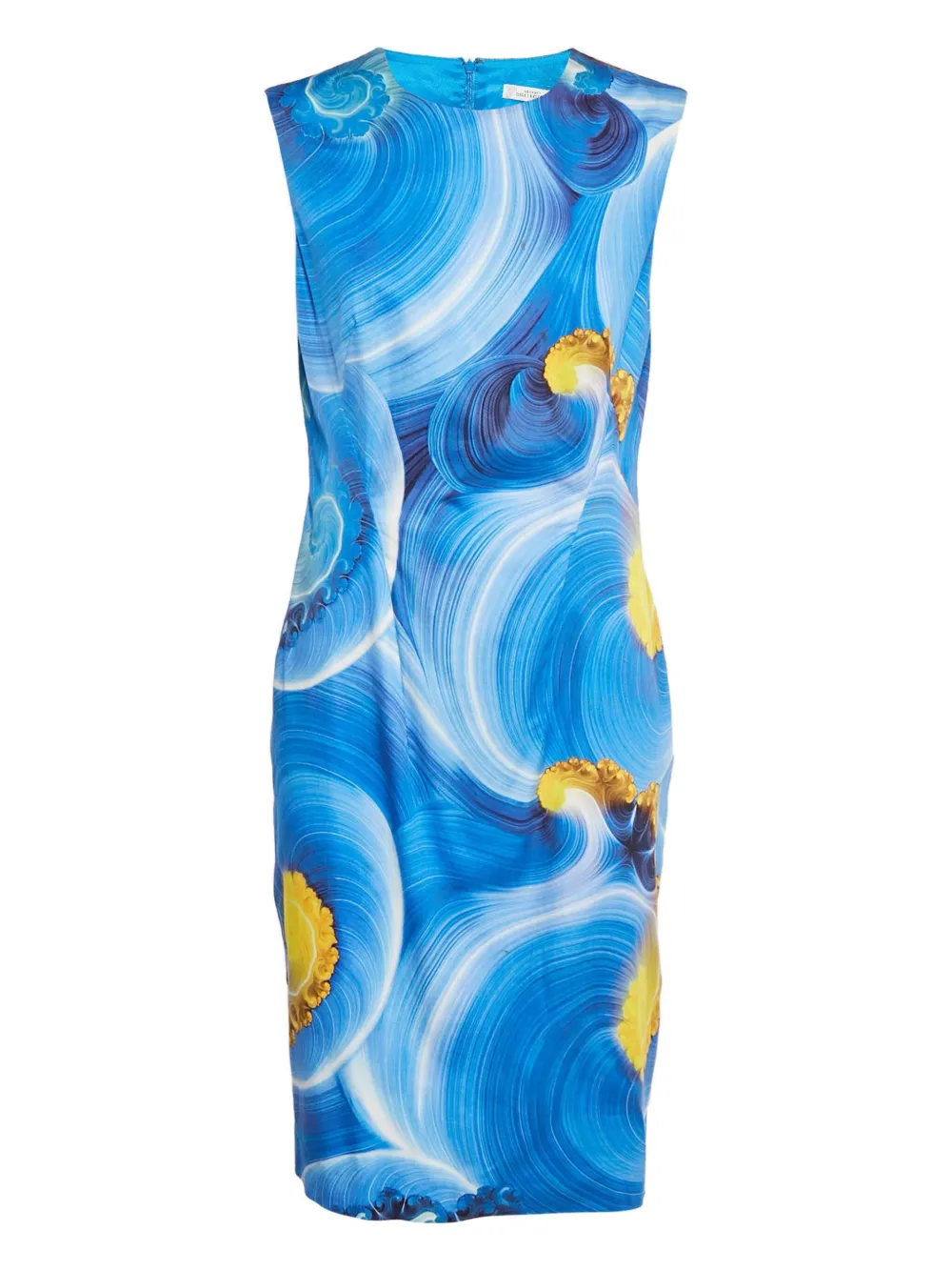 Versace Pre-Owned abstract swirl dress | Blue | Image 1