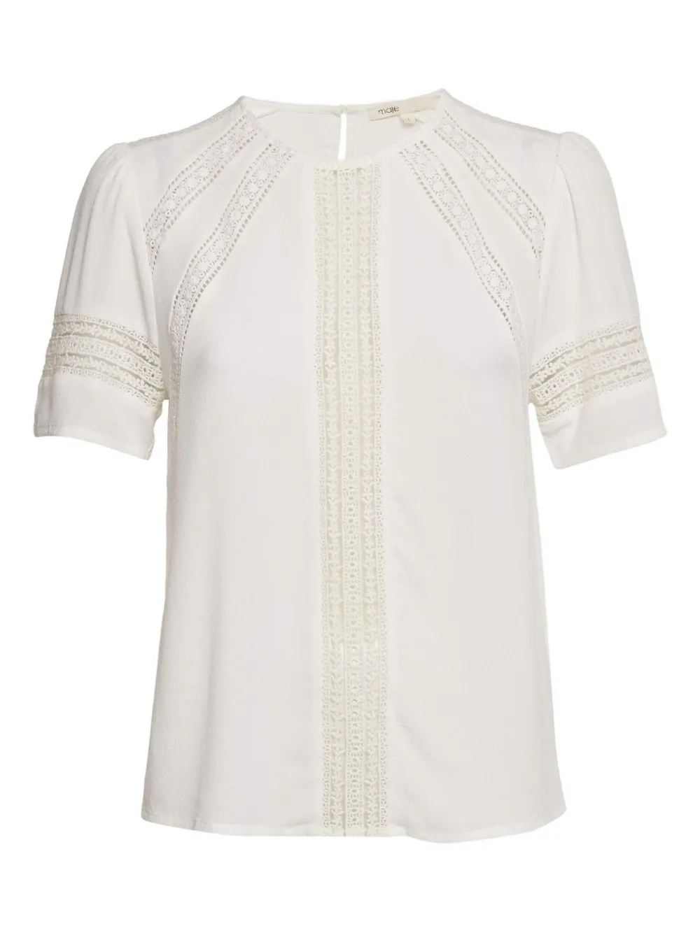 Maje lace-insert blouse | White | Image 1