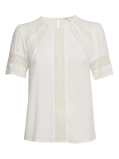 Maje lace-insert blouse 