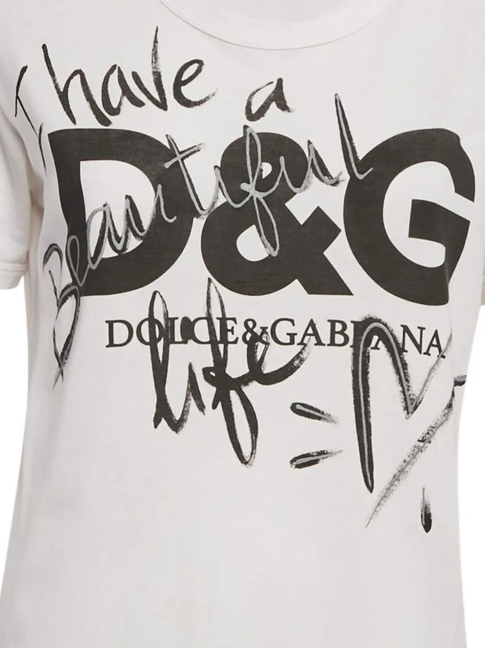 Dolce & Gabbana Pre-Owned logo-print cotton T-shirt | Image 2