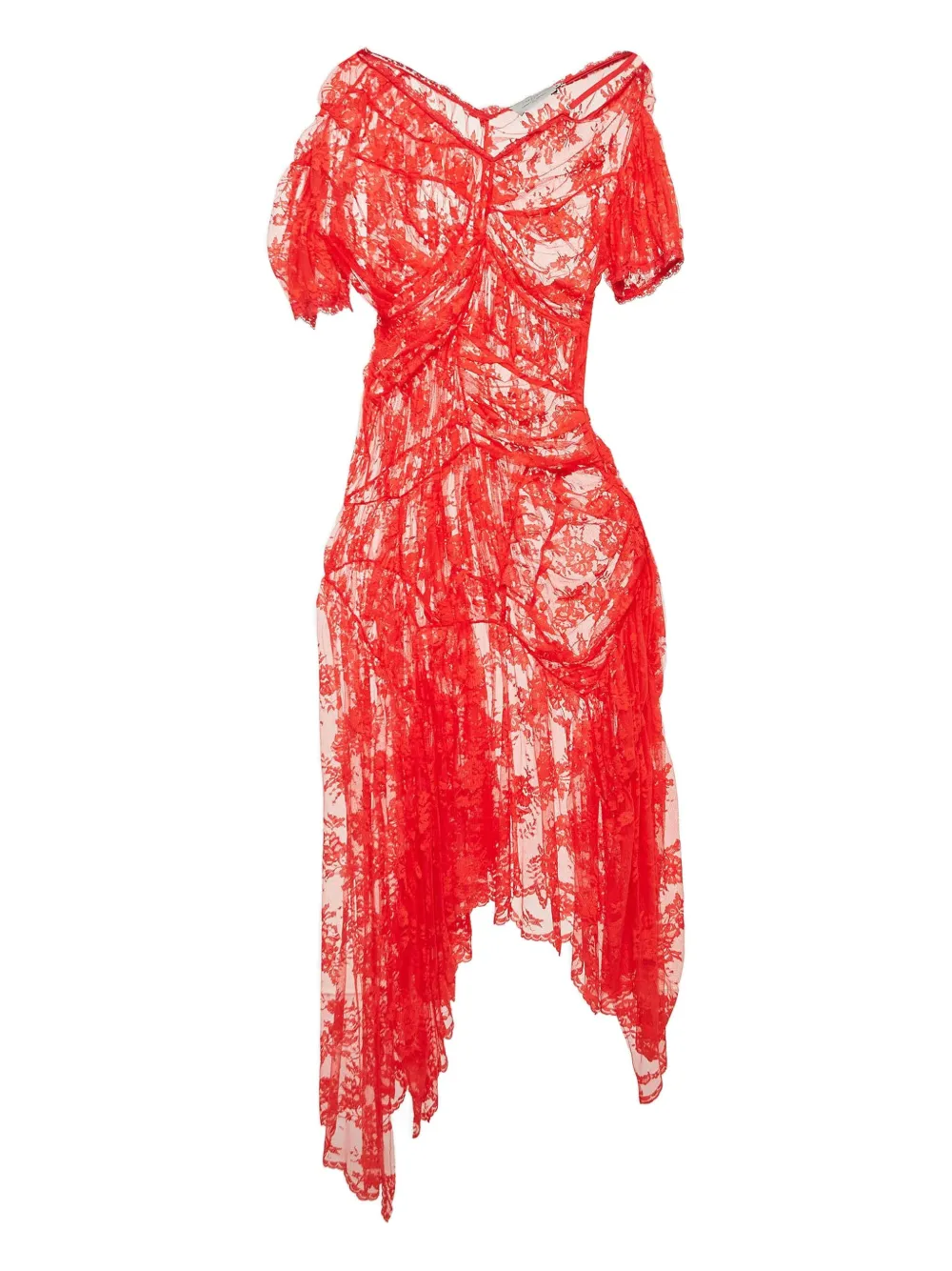 Preen By Thornton Bregazzi チュール レースドレス - レッド Preen By Thornton Bregazzi チュール レースドレス - レッド
