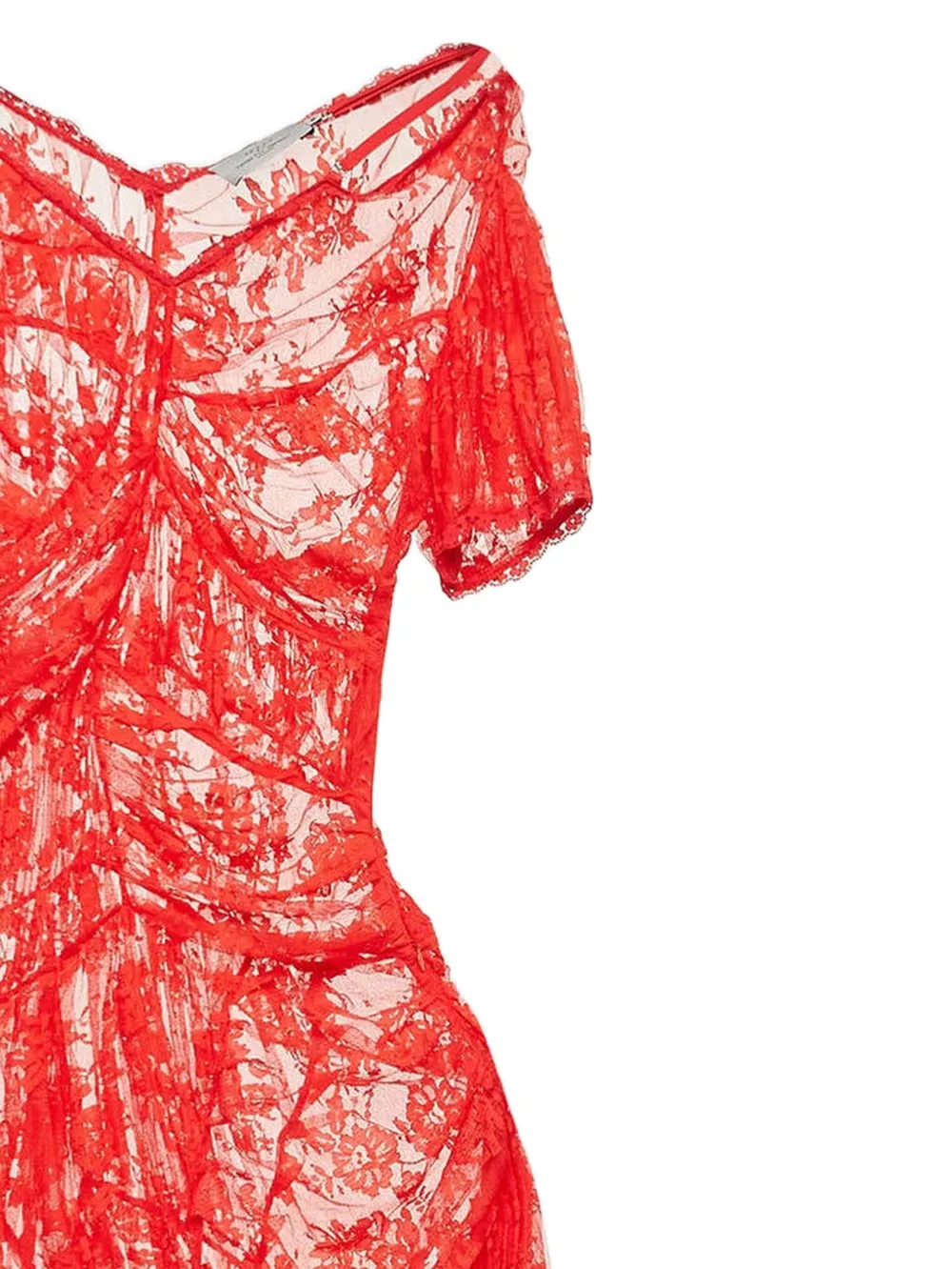 Preen By Thornton Bregazzi Gelaagde tulen jurk - Rood