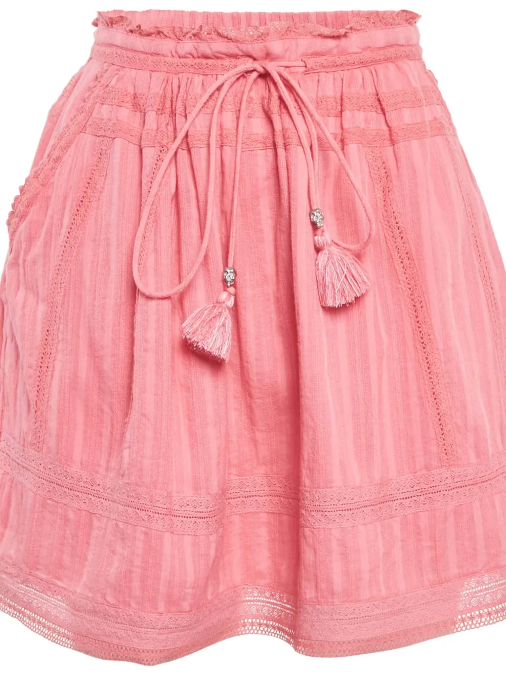 Zadig&Voltaire Katoenen rok met kwastje - Roze