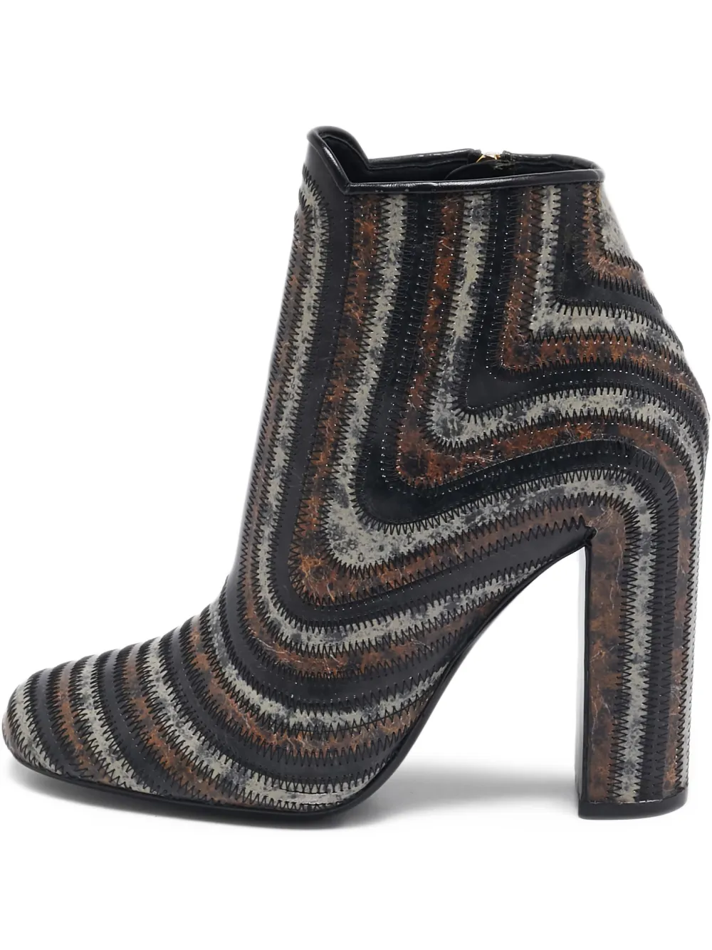 Ferragamo Pre-Owned 2024 115mm patterned boots | Black | Image 1