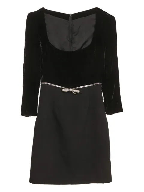 Miu Miu Pre-Owned bow-detail velvet dress