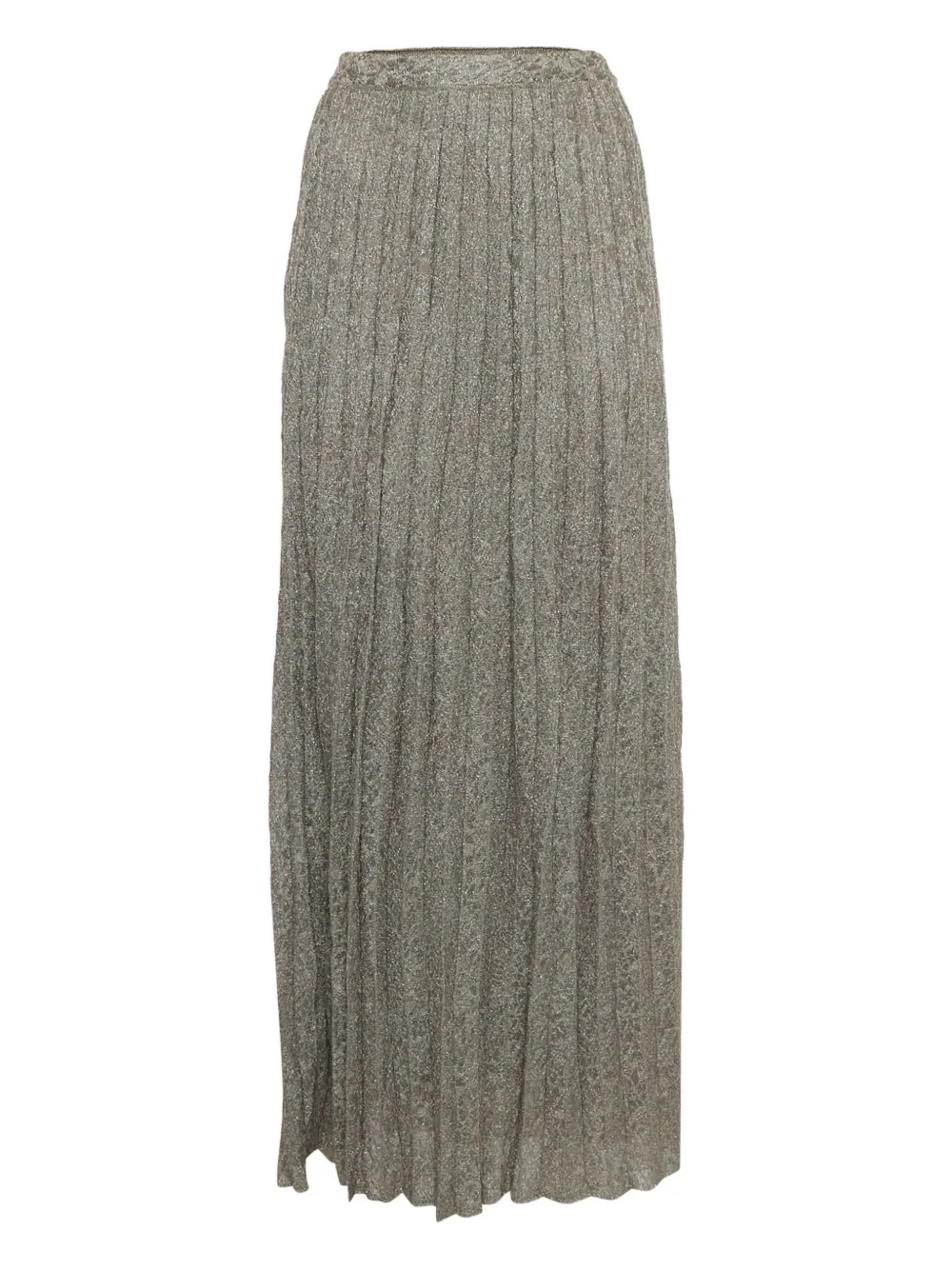 Missoni Pre-Owned pleated midi skirt | Grey | Image 1