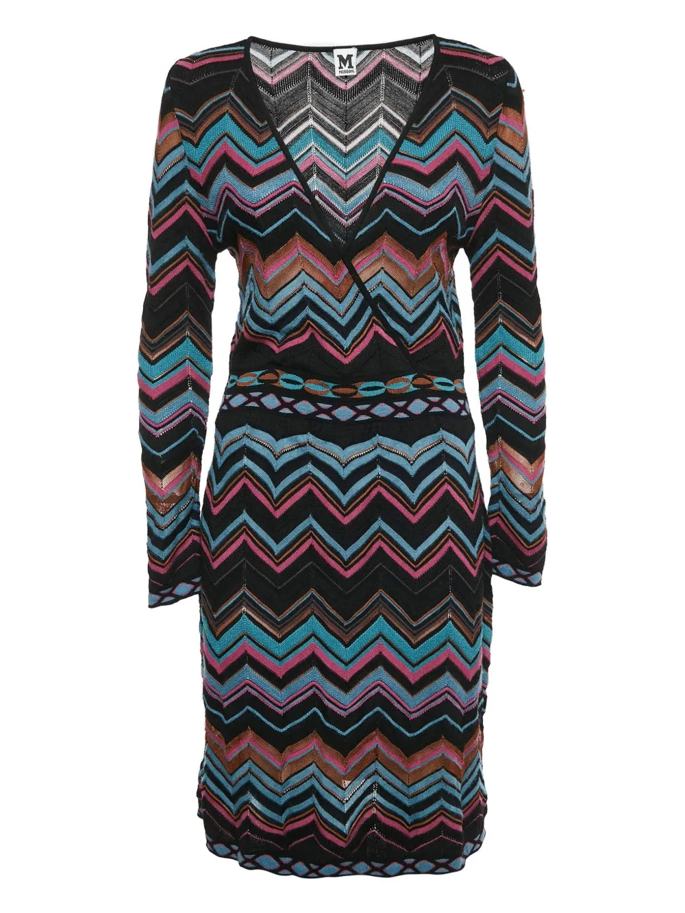 Missoni Pre-Owned Zigzag-pattern dress | Black | Image 1