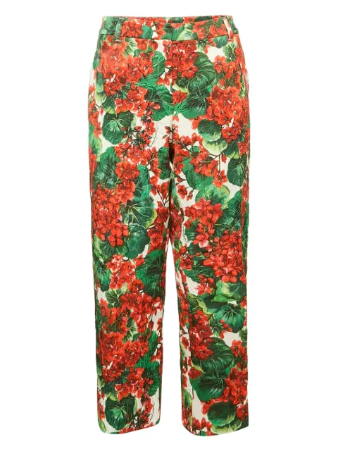 Dolce & Gabbana Pre-Owned floral-print trousers