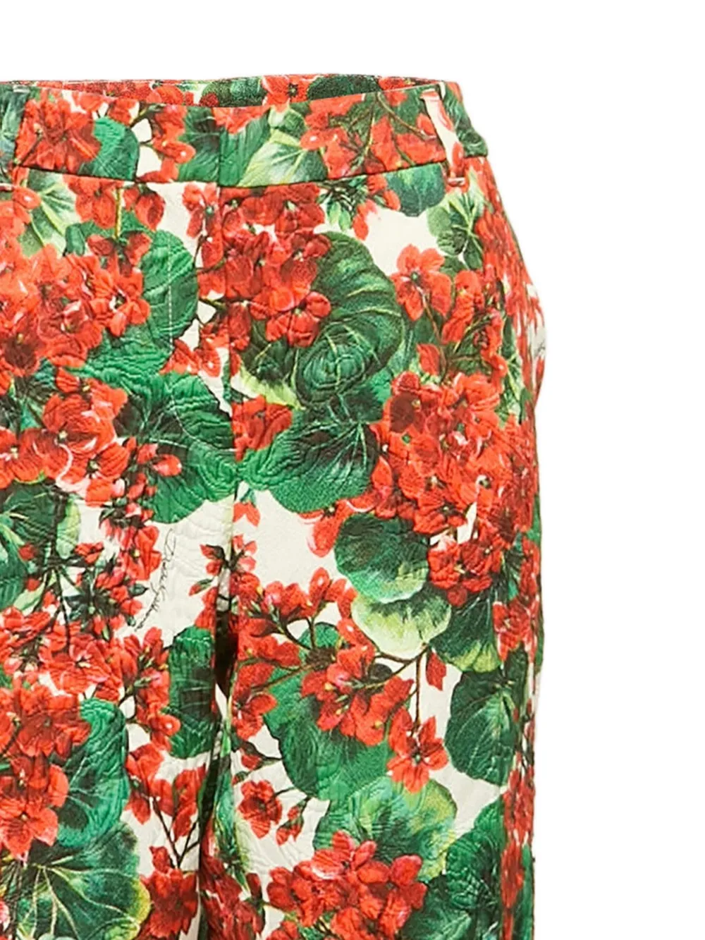Dolce & Gabbana Pre-Owned Broek met bloemenprint - Rood