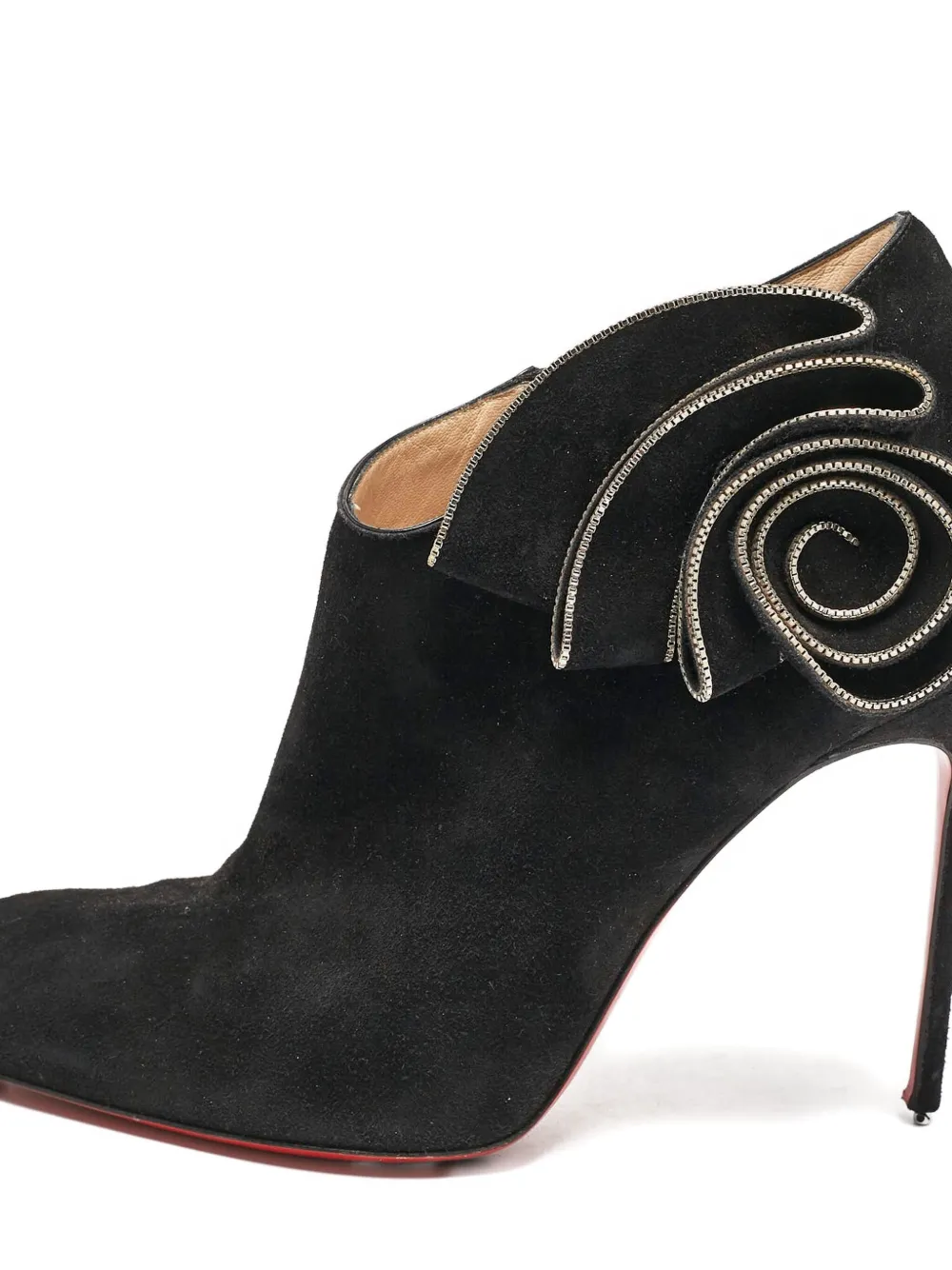 Christian Louboutin Pre-Owned 110 mm Mrs Baba laarzen met hak - Zwart