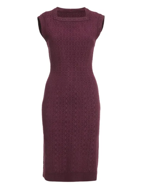 Alaïa Pre-Owned jacquard-woven dress